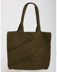Borsa Shopping Intrecciata con Pochette