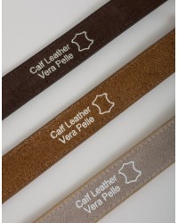 Cintura in Pelle Fibbia  Minimal Scoulpt