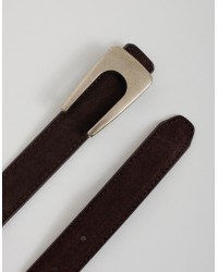 Cintura in Pelle Fibbia  Minimal Scoulpt