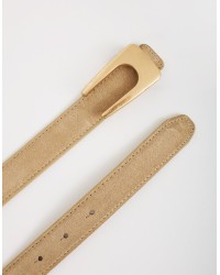 Cintura in Pelle Fibbia  Minimal Scoulpt
