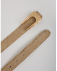 Cintura in Pelle Fibbia  Minimal Scoulpt