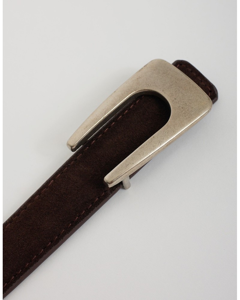 Cintura in Pelle Fibbia  Minimal Scoulpt
