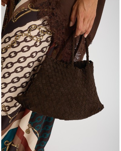 Borsa Pelle Intreccio