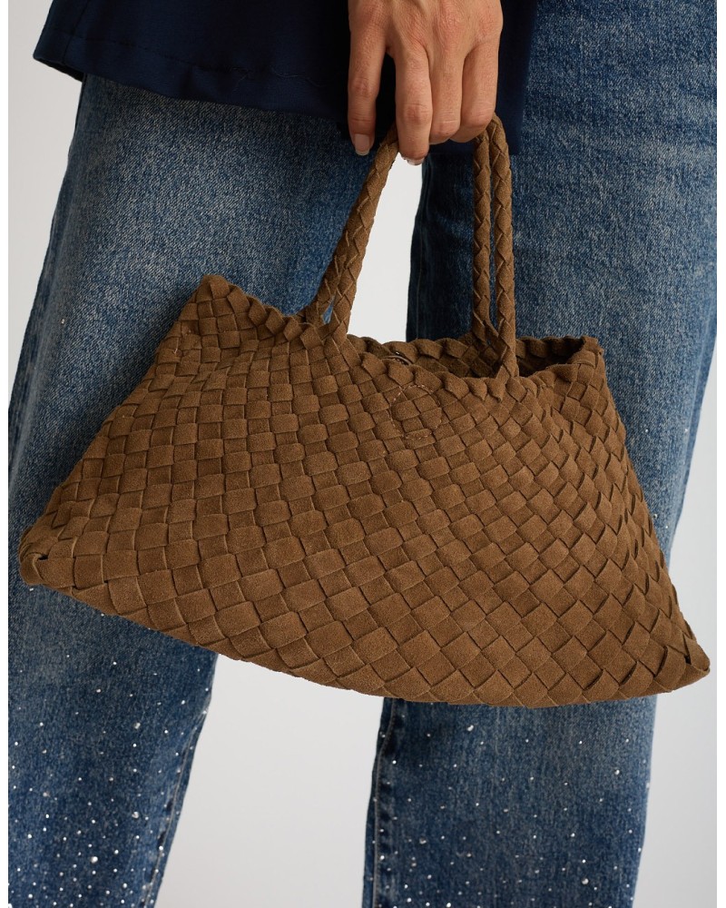 Borsa Pelle Intreccio