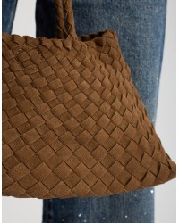 Borsa Pelle Intreccio