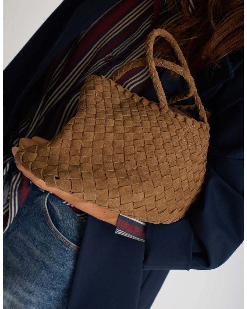 Borsa Pelle Intreccio