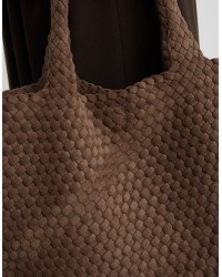 Borsa Shopping Intrecciata con Pochette
