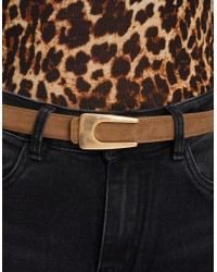 Cintura in Pelle Fibbia  Minimal Scoulpt