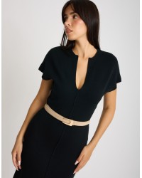 Cintura in Pelle Fibbia  Minimal Scoulpt