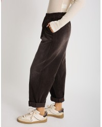Pantalone Velluto Effetto Sabbiato
