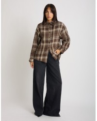 Camicia Quadro Strass