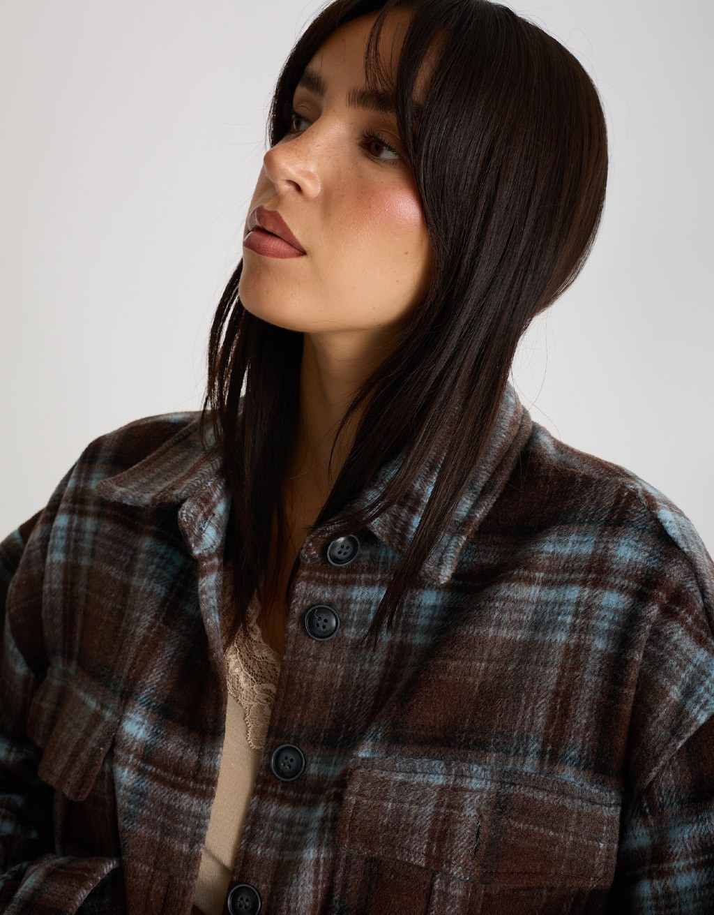 Giacca Camicia Pesante Quadro