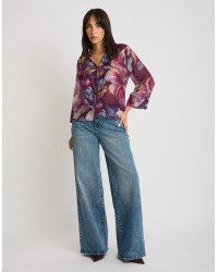 Camicia Tencel Fantasia Alamari