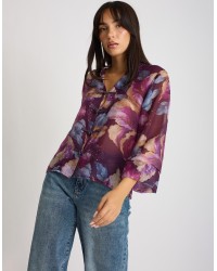 Camicia Tencel Fantasia Alamari