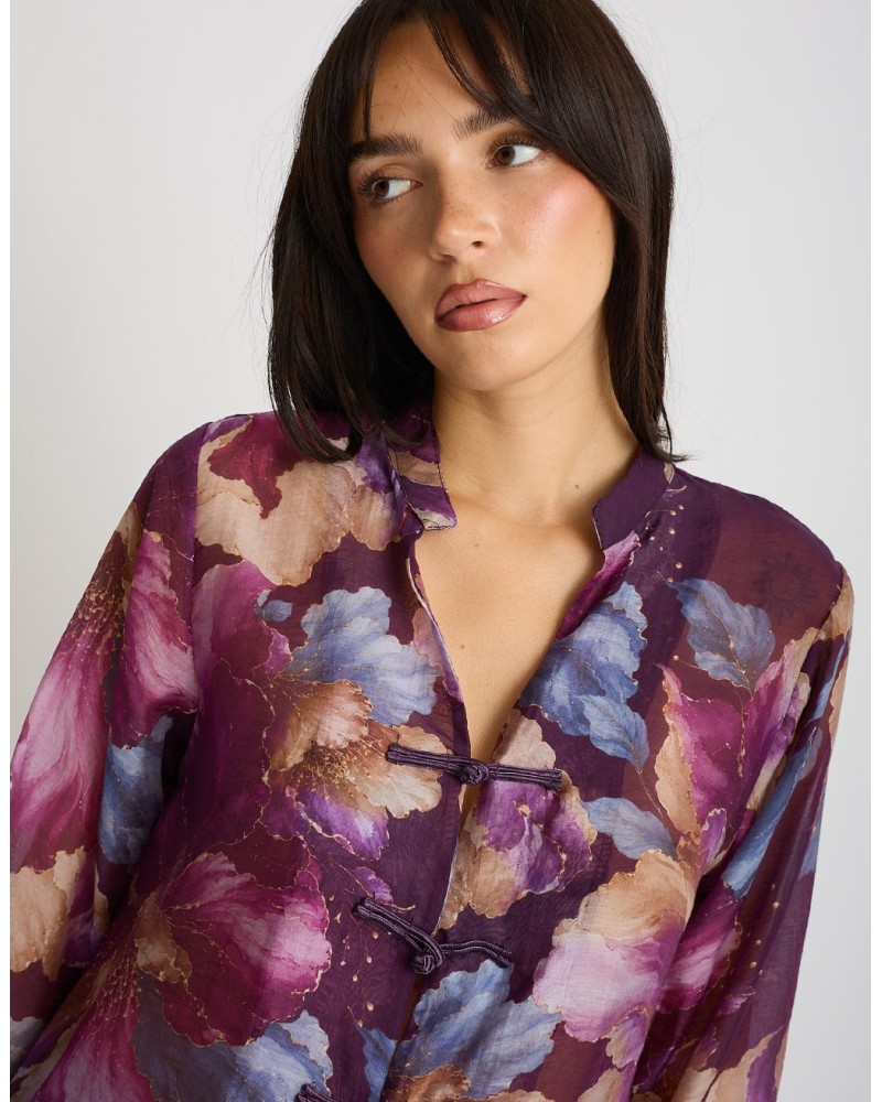 Camicia Tencel Fantasia Alamari