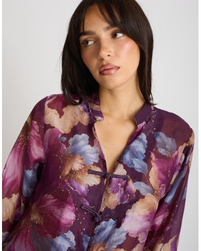 Camicia Tencel Fantasia Alamari
