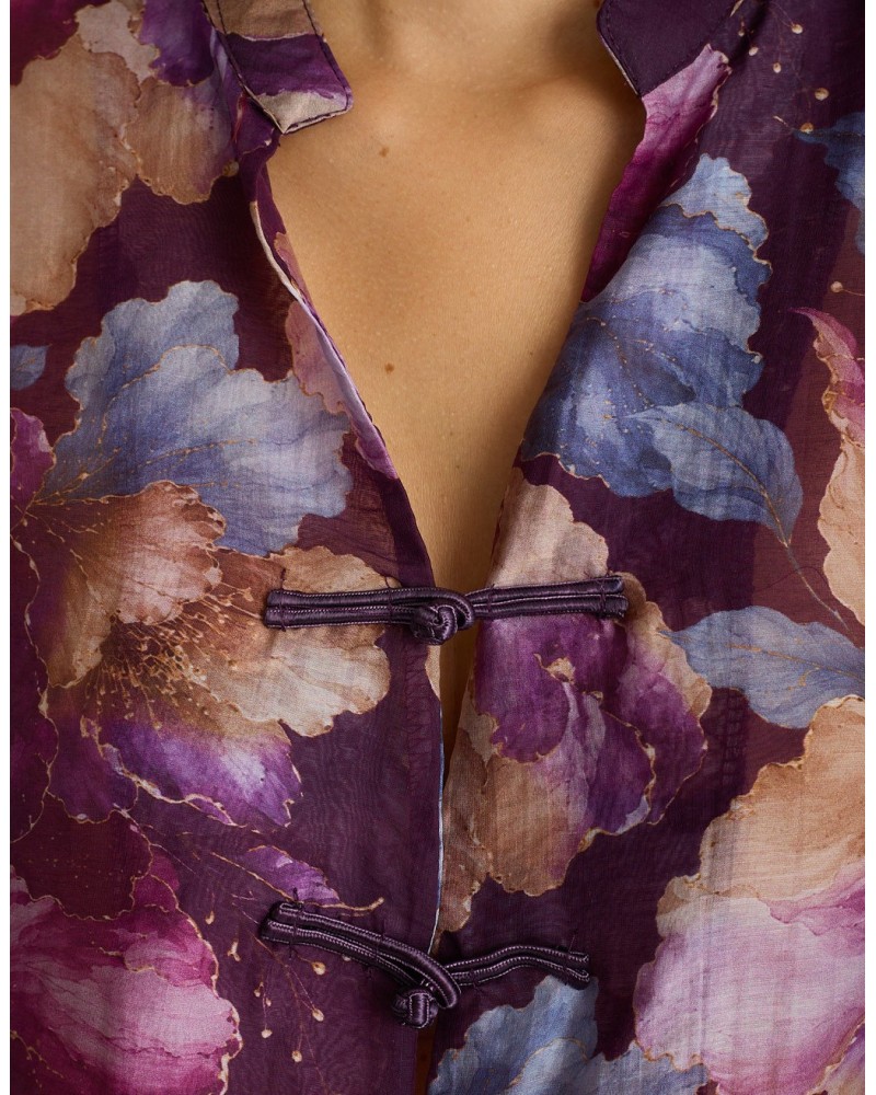 Camicia Tencel Fantasia Alamari