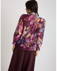 Camicia Fiocco Tencel Fantasia