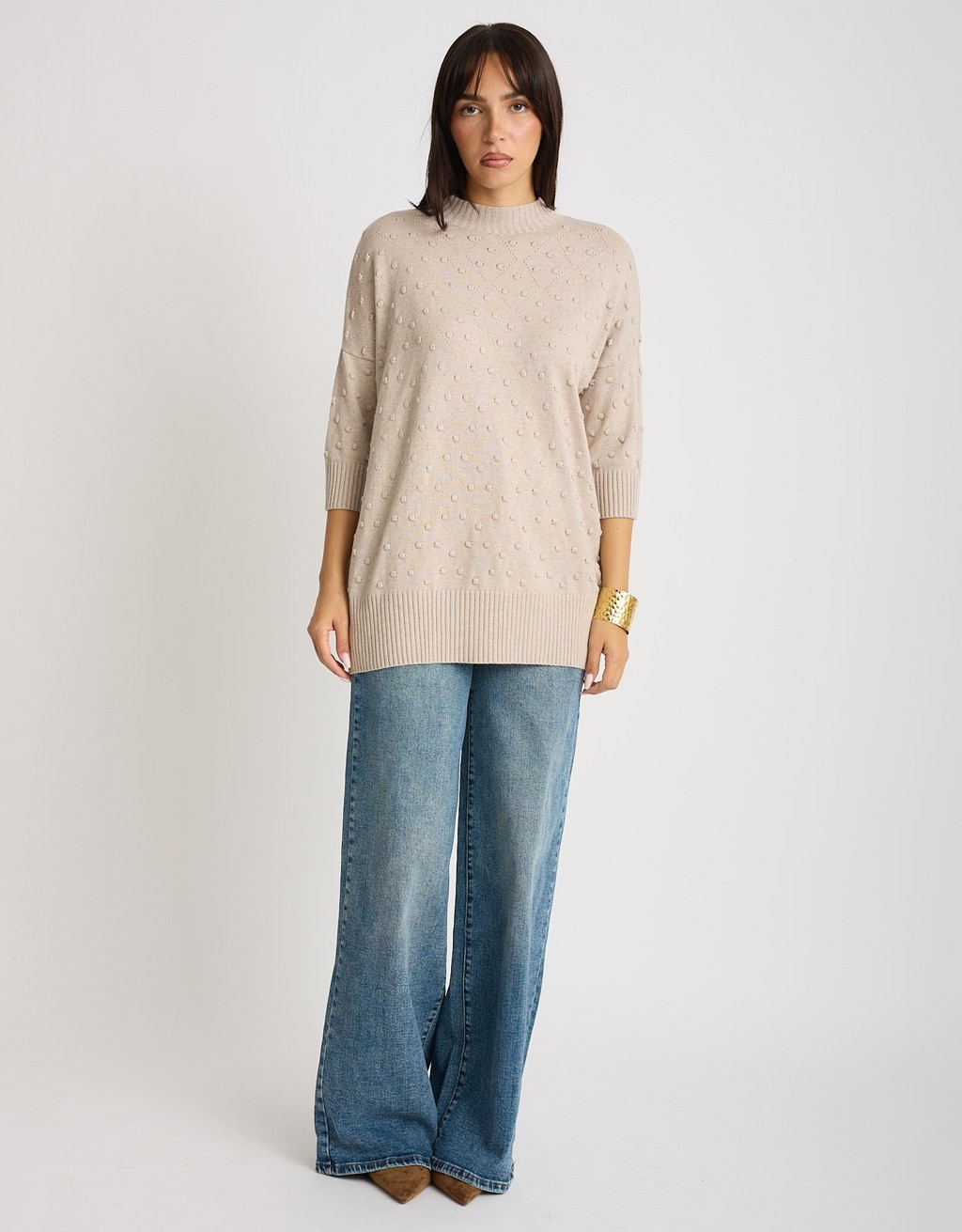 Maglione Pallini Rilievo Over
