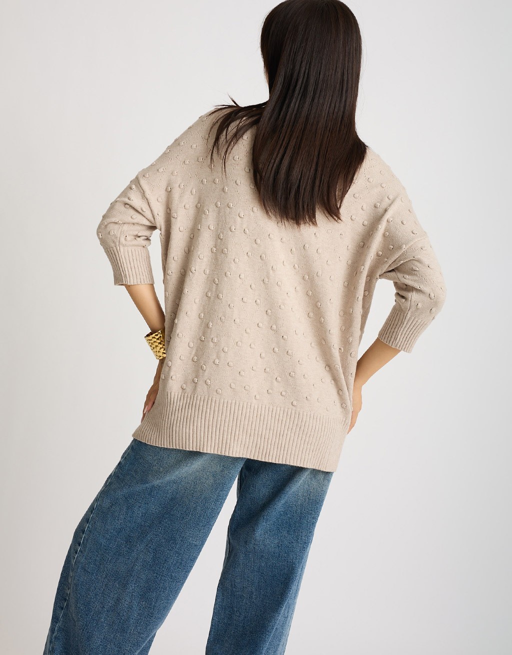Maglione Pallini Rilievo Over