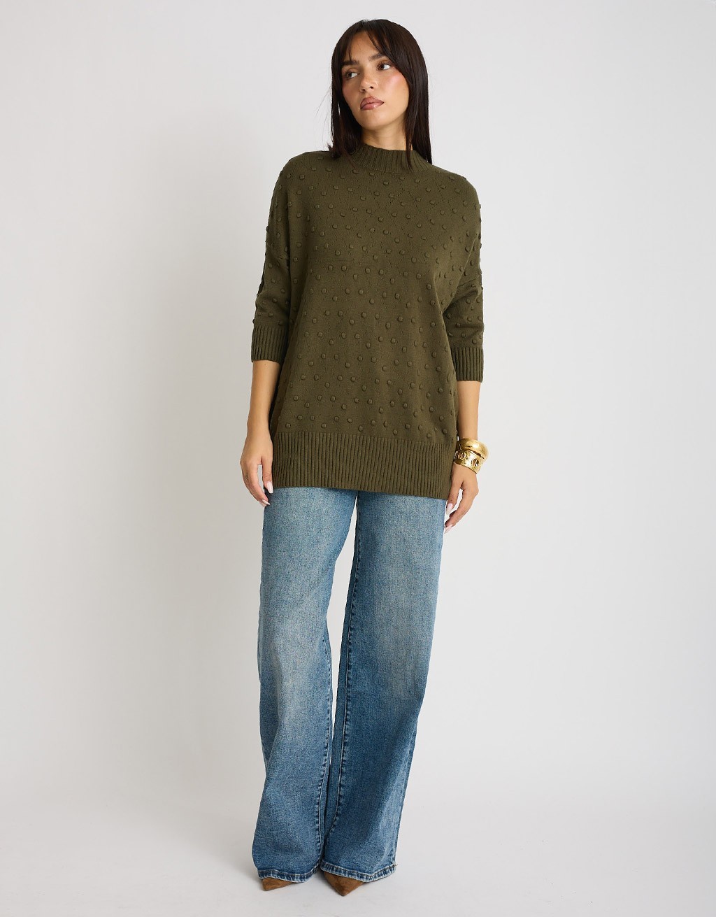Maglione Pallini Rilievo Over