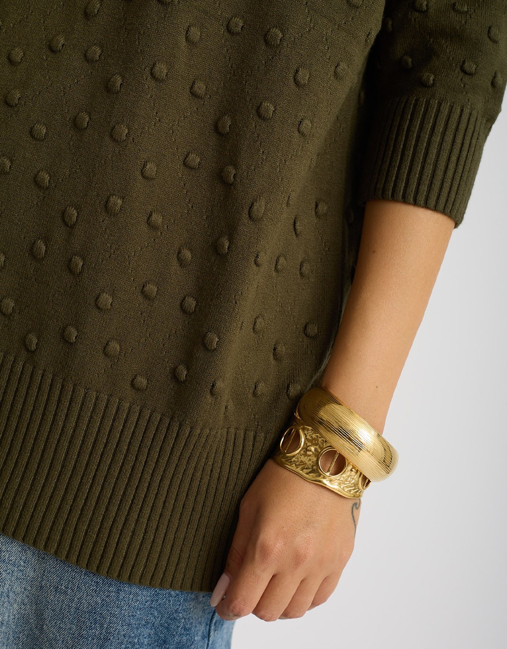 Maglione Pallini Rilievo Over