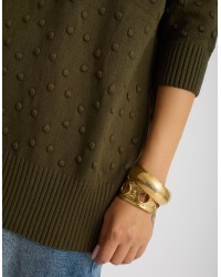 Maglione Pallini Rilievo Over