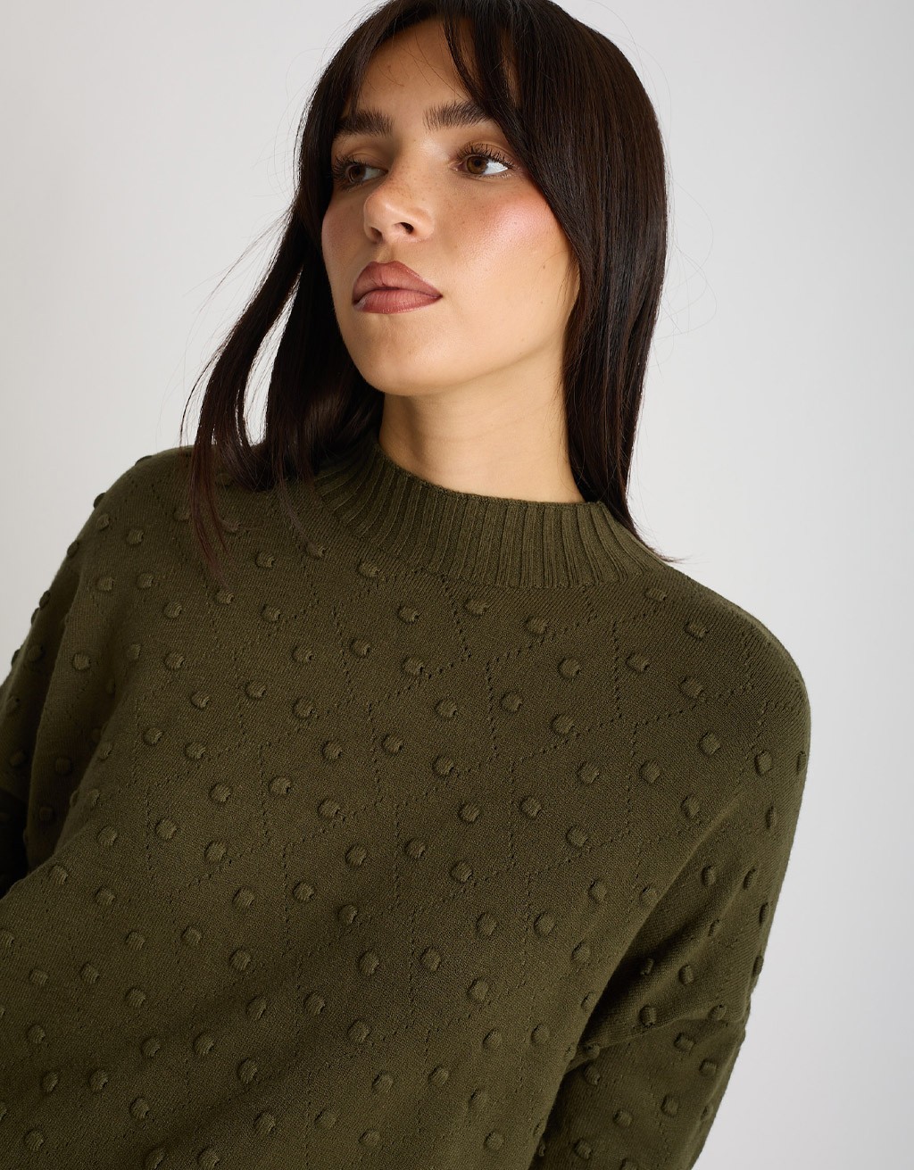 Maglione Pallini Rilievo Over