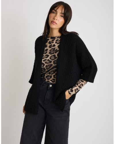Cardigan Midi Intrecciato