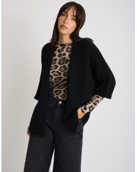 Cardigan Midi Intrecciato