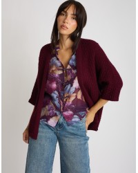Cardigan Midi Intrecciato