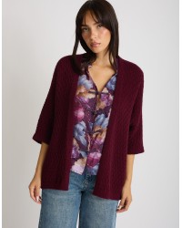 Cardigan Midi Intrecciato