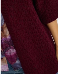 Cardigan Midi Intrecciato