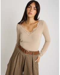 Maglietta Ultralight Cashmere Pizzo