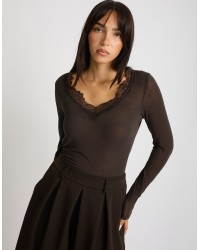 Maglietta Ultralight Cashmere Pizzo