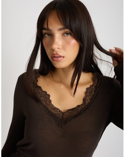 Maglietta Ultralight Cashmere Pizzo