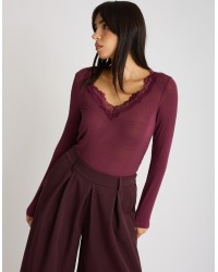 Maglietta Ultralight Cashmere Pizzo
