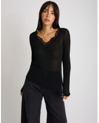 Maglietta Ultralight Cashmere Pizzo