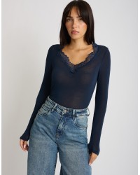 Maglietta Ultralight Cashmere Pizzo