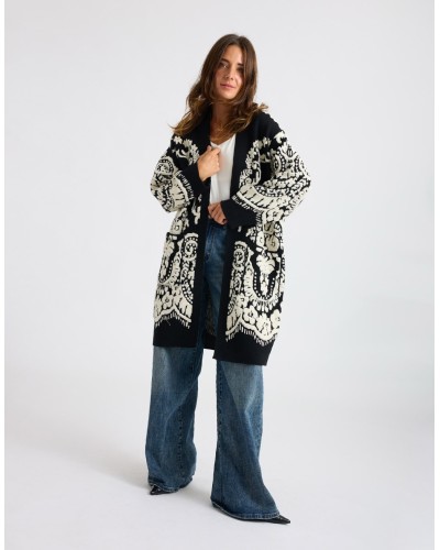 Cardigan Maglia Fantasia