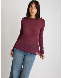 Maglietta Ultralight Cashmere Strass