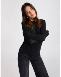 Maglietta Ultralight Cashmere Strass