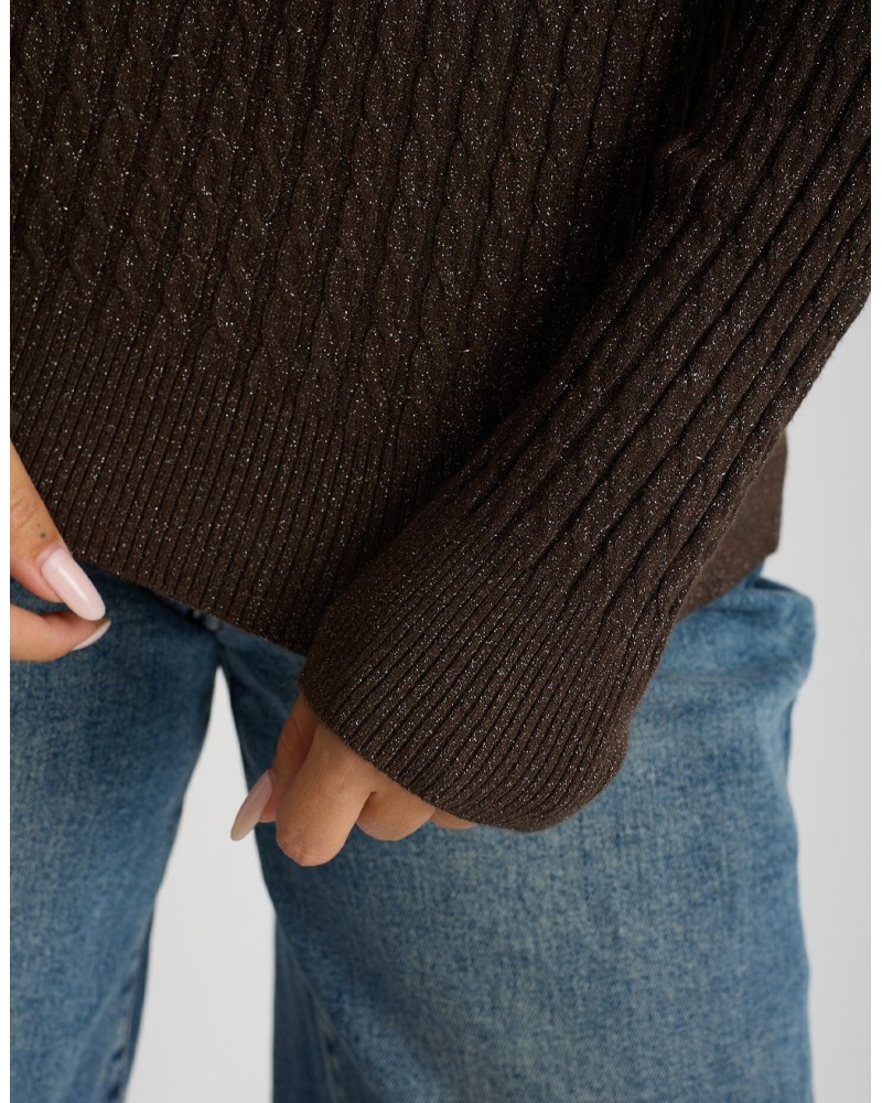 Maglioncino Trecce Lurex