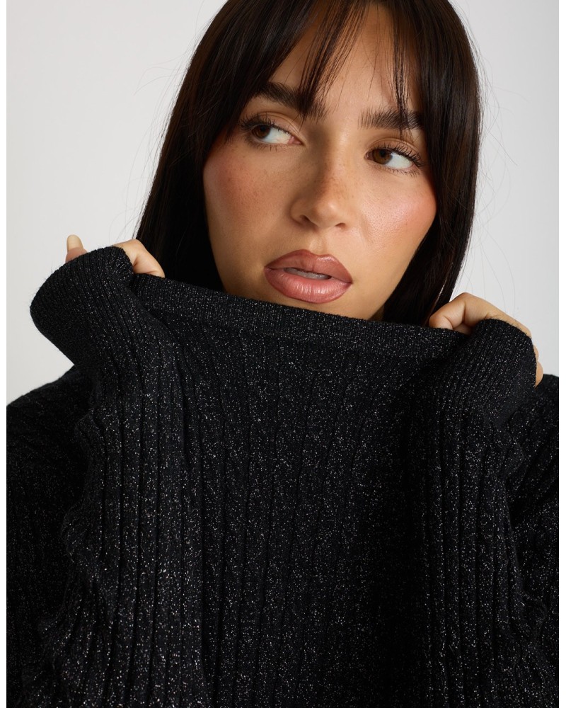 Maglioncino Trecce Lurex