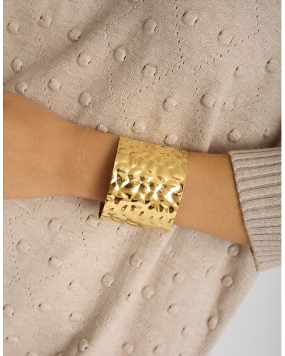 Bracciale Cuffed Martellato