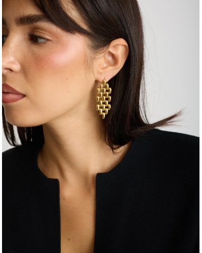 Orecchini Pendenti Mesh Geometry