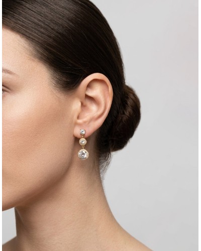Orecchini Pendenti Crystal Drop