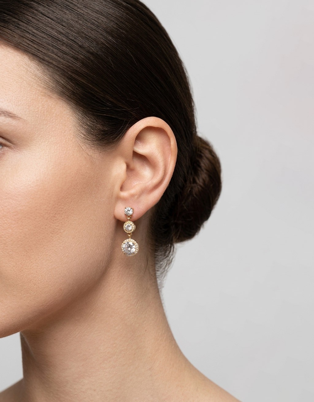 Orecchini Pendenti Crystal Drop