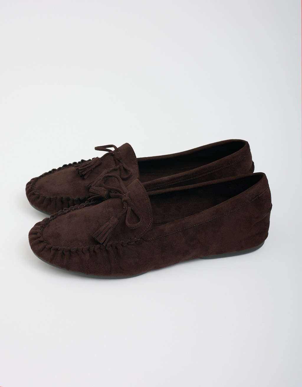 Mocassino Scamosciato con Nappine