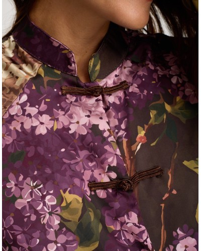 Camicia Raso Fantasia Alamari